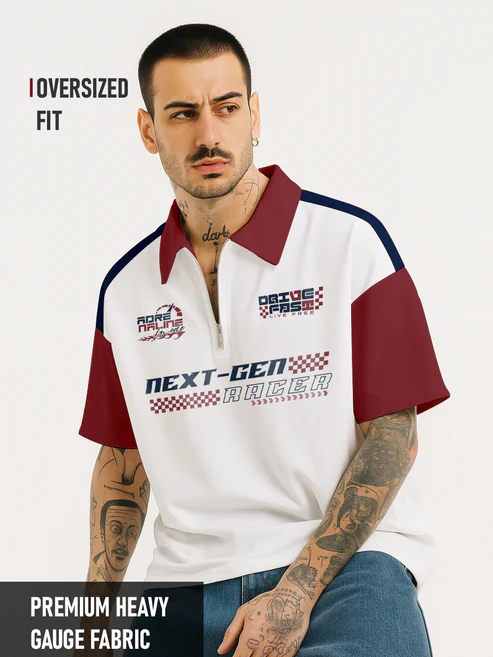 men wearing relaxed fit streetwear t shirt